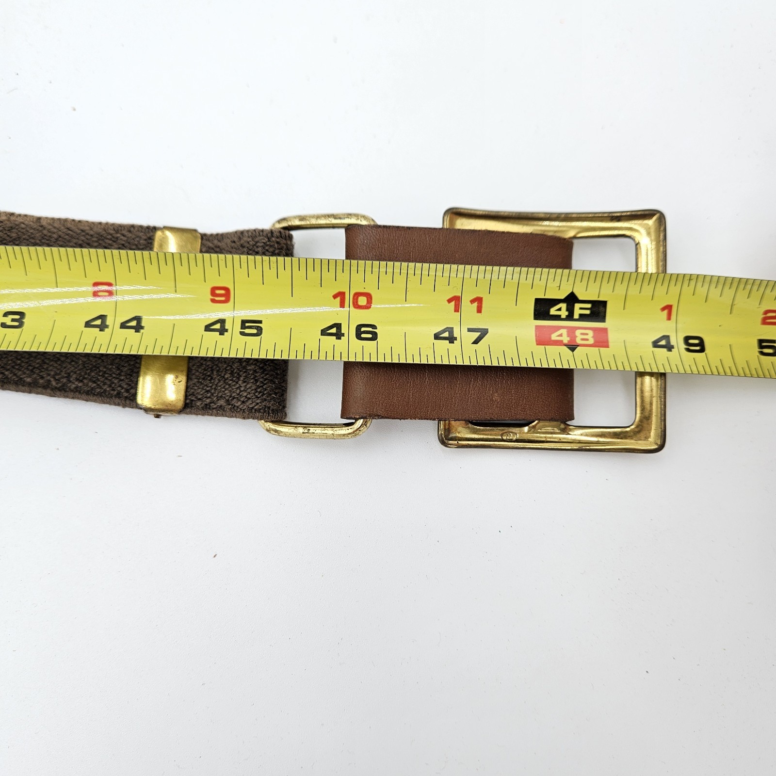 3 Vintage Tool Belts, Belts only, Canvas & Leather, Adjustable Size, Buckles