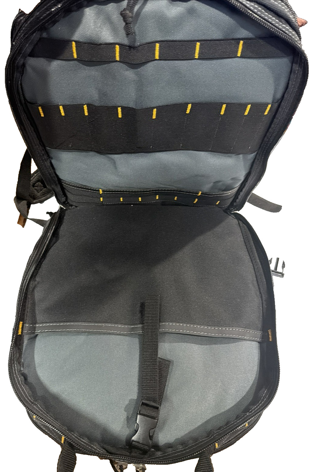CUSTOM LEATHERCRAFT CLC 1132 Black 75 POCKET TOOL BACKPACK CARRY TOOL BAG