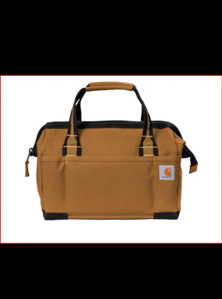 Carhartt® Foundry Series 14″ Tool Bag, Brown, New, 1200D, Rain