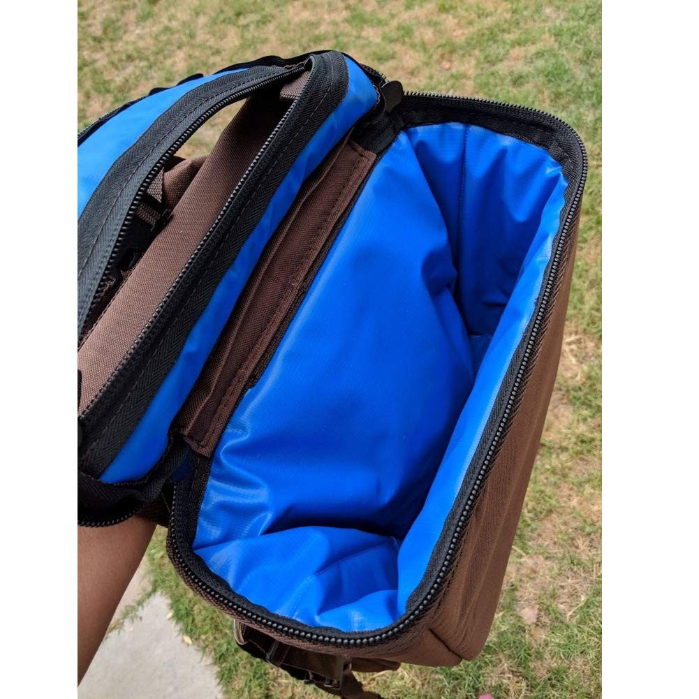 Insulated Leakproof Cooler Saddle Bag with Additional Cantle Bag and Straps, …