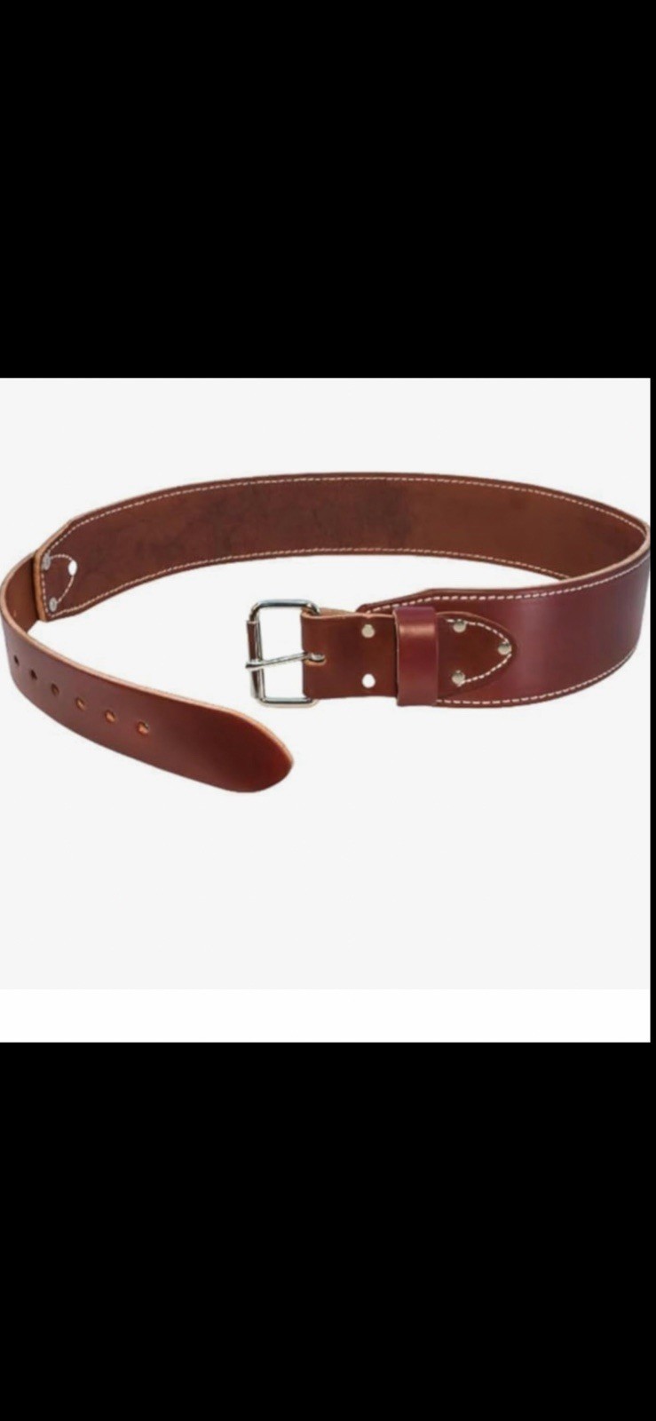 Occidental Leather Hammer Holder, Brown and 3” lather work belt