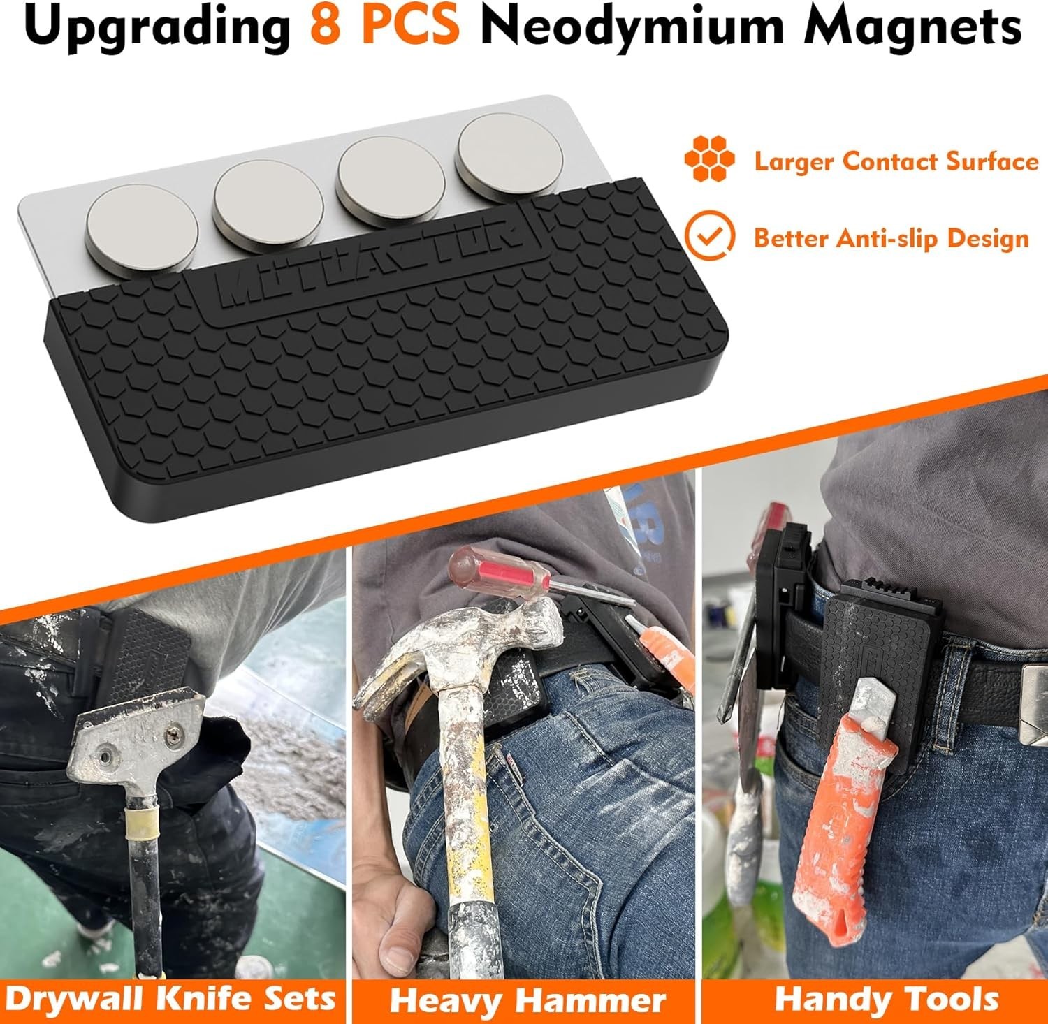Heavy Duty Magnetic Tool Belt Clip