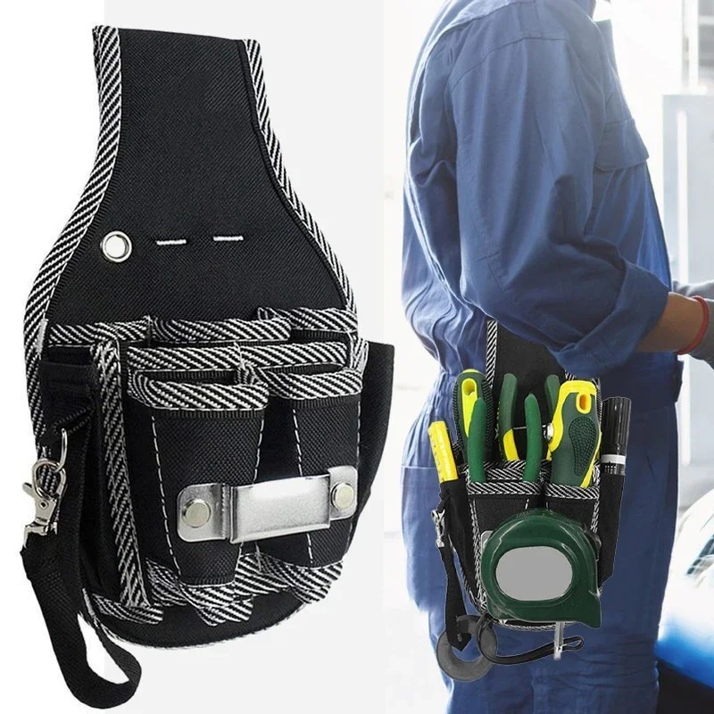 Heavy Duty Nylon Tool Waist Bag Electrician Screwdriver Holder Pouch Case Gift