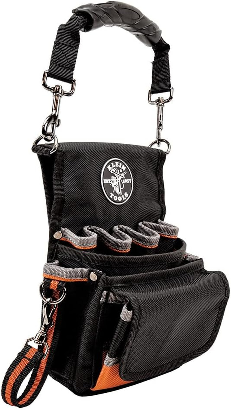 9-Pocket Tool Pouch with Adjustable Strap for Convenient Carrying