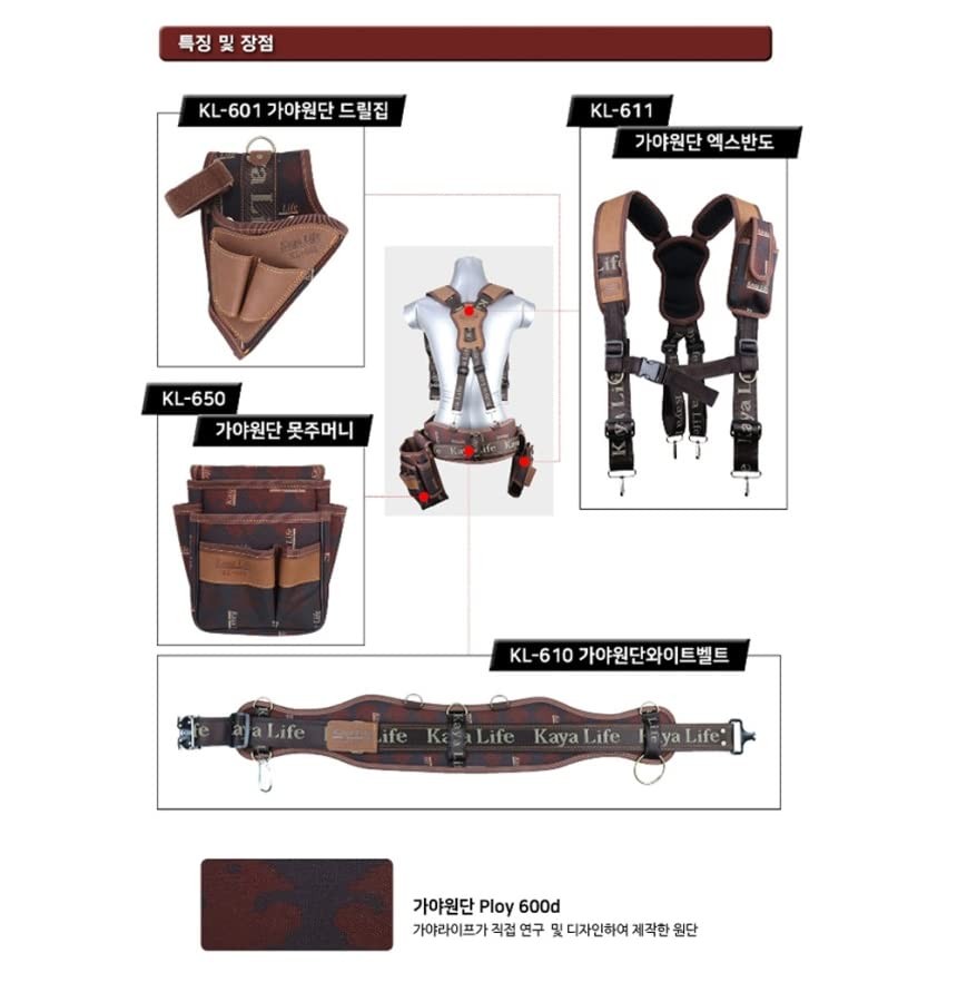 Leather Multi Tool Holders Suspender + a Drill Holster + a Multi Tools Holste…