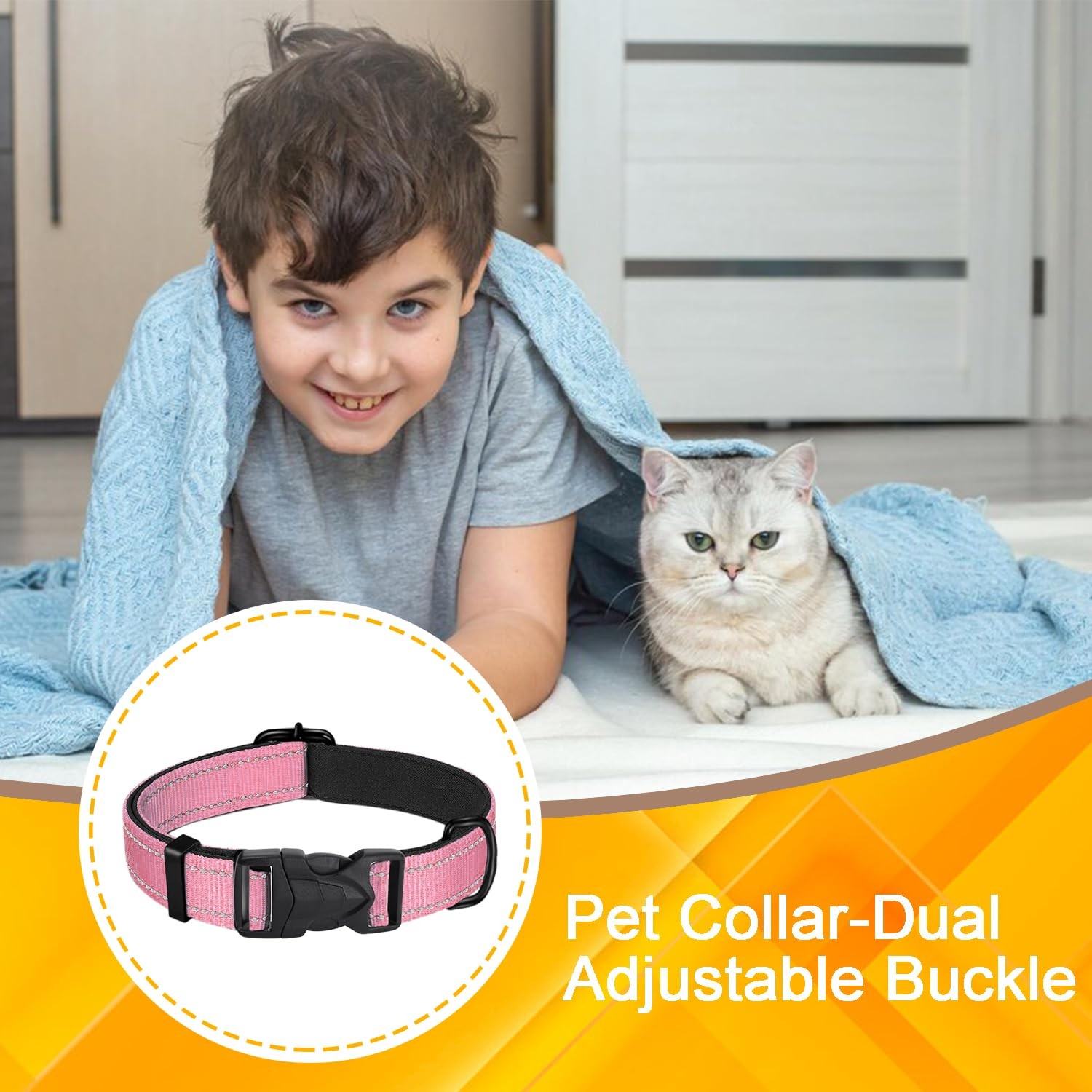 CooBigo 6 Pack 3/4″ Buckles for Strap Quick Side Release Buckles Replacement, Ba