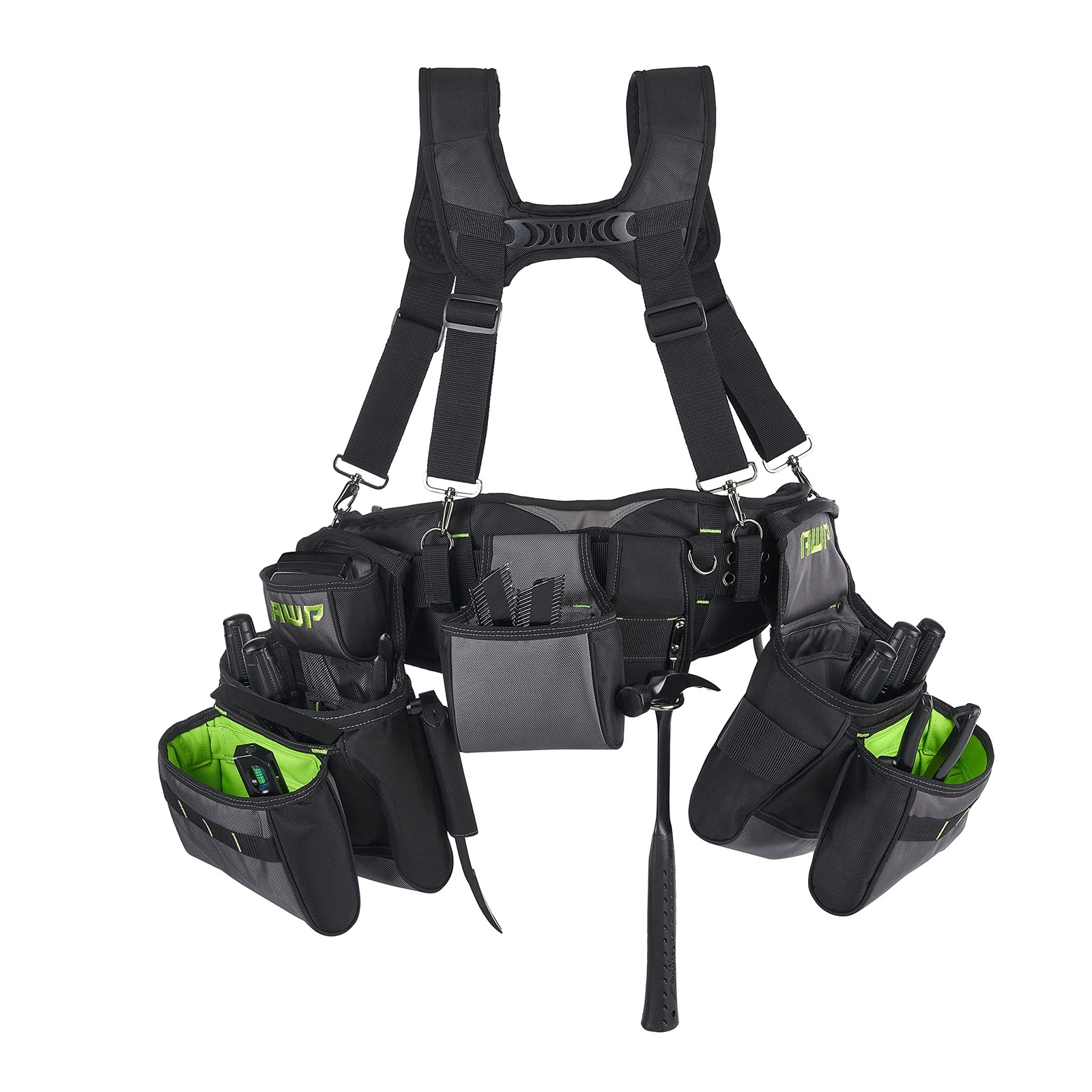 AWP TrapJaw Pro Framing Tool Rig Spring Load Technology Premium Tool Belt Fits u