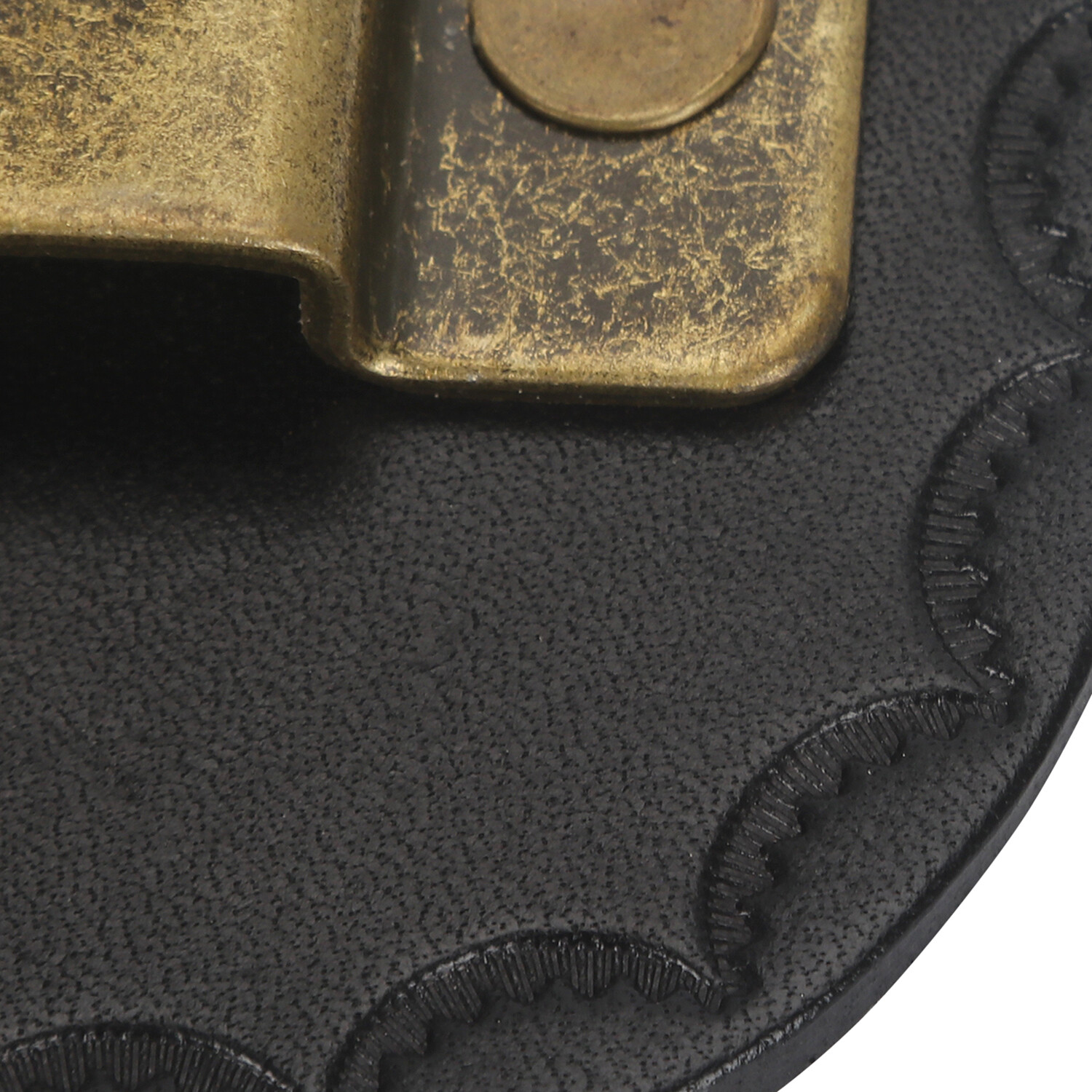 TOURBON Black Leather Tape Measure Clip Holster Framer Tool Holder Fit 2″ Belt