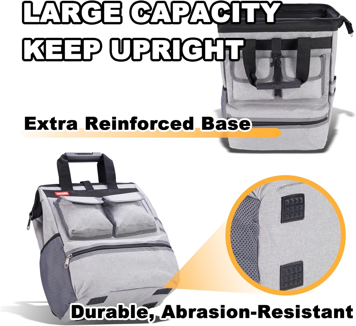 Backpack Tool Bag Padded Support Electrician Plumber