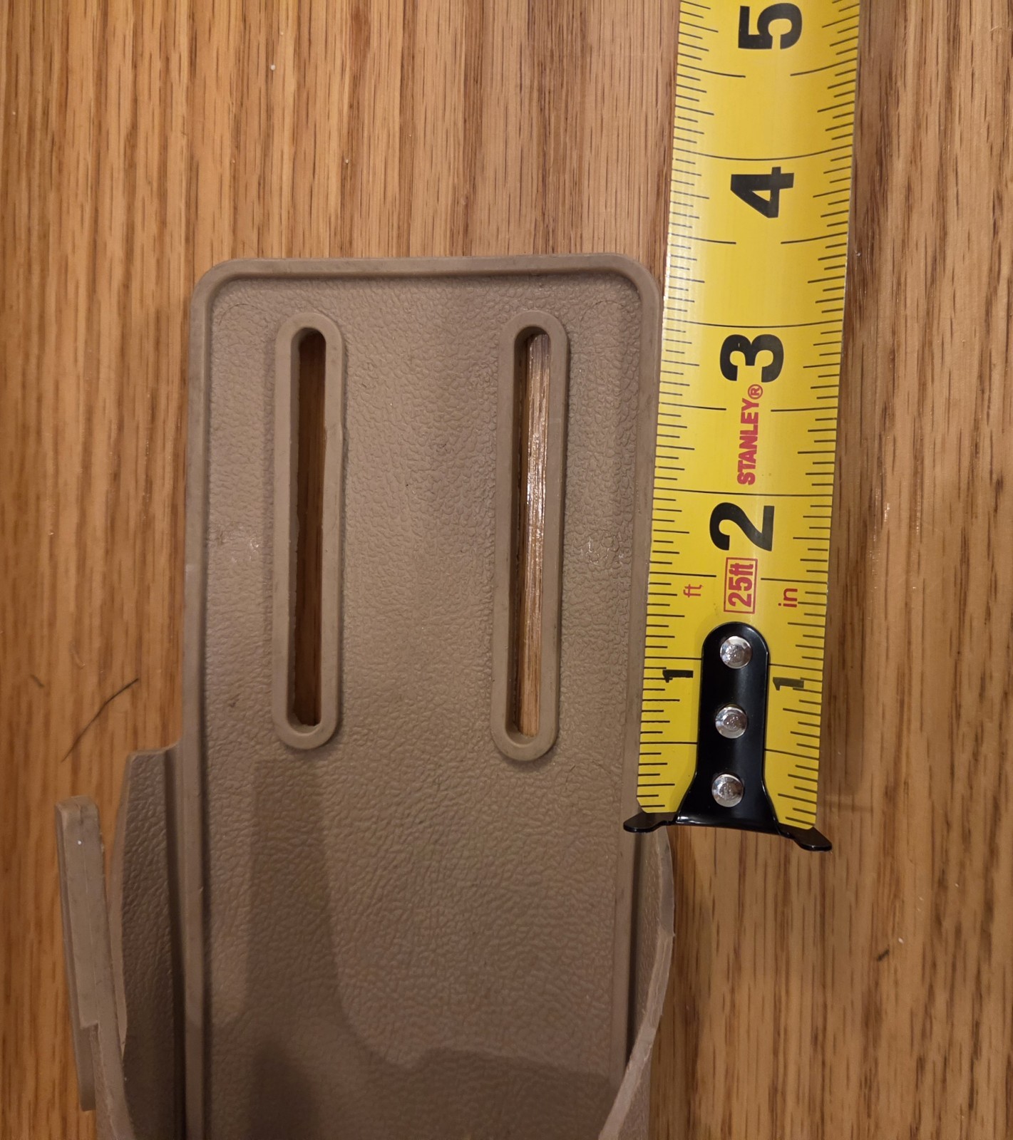 Heavy Duty Drill & Bit Holster For Tool Belt No Tool Holster Only Brown Silicone