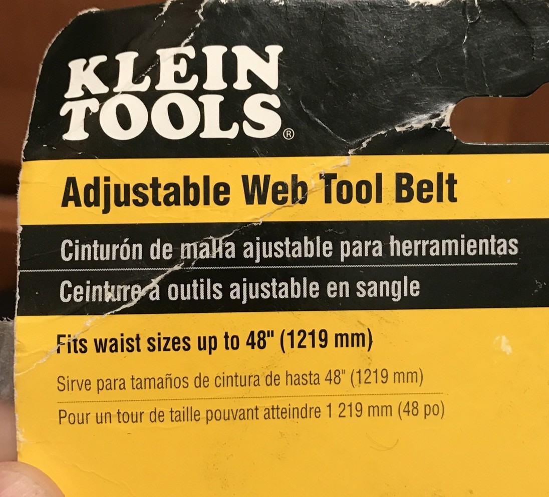 Klein Tools 5225 Adjustable Web Tool Belt
