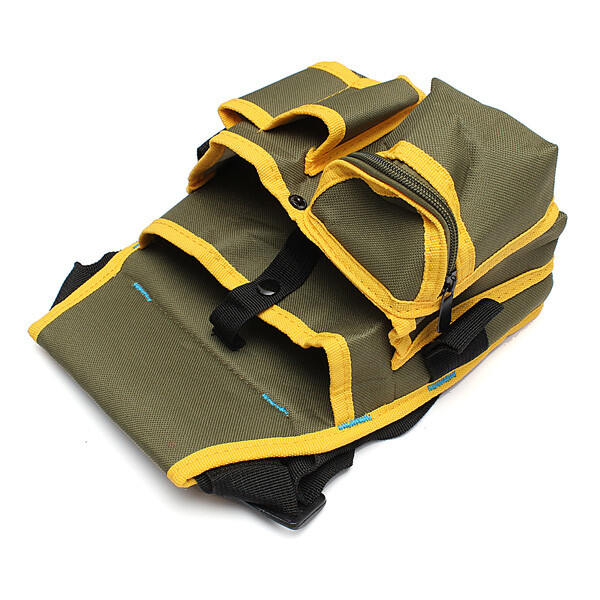 Electrician Tool Bag Waist Pocket Belt Canvas Hardware Toolkit Storage Pouch