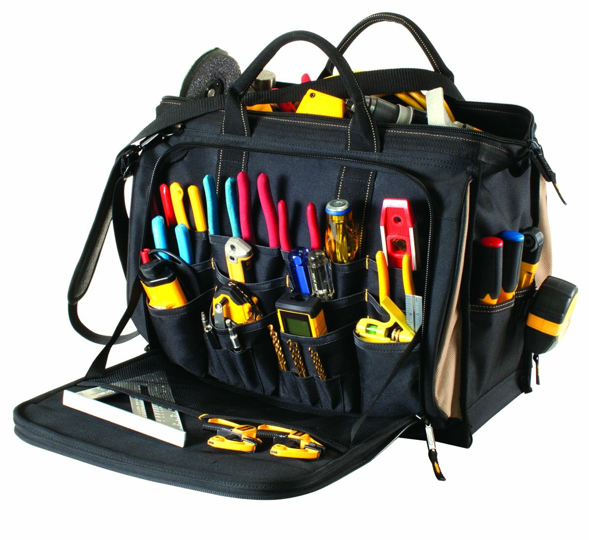 CLC Tech Gear Portable, 50 Pocket, Wear & Abrasion Resistant Tool Carrying Case