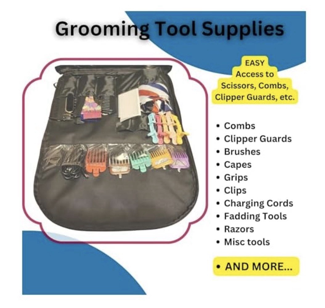 XXL Oversized Barber Bag Water-Resistant, Travel-Ready | Smooth Zippers-NEW!