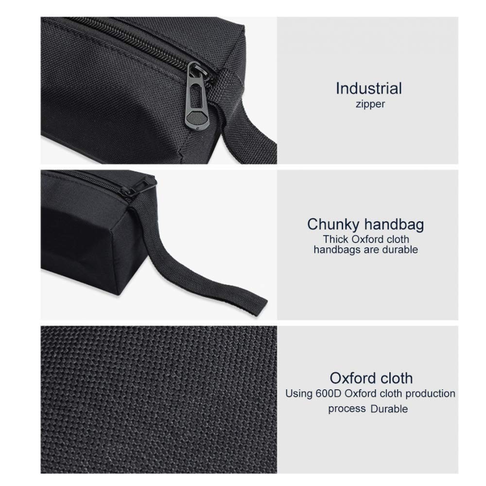 Waterproof zipper tool bags heavy duty canvas pouches for small tools screws …