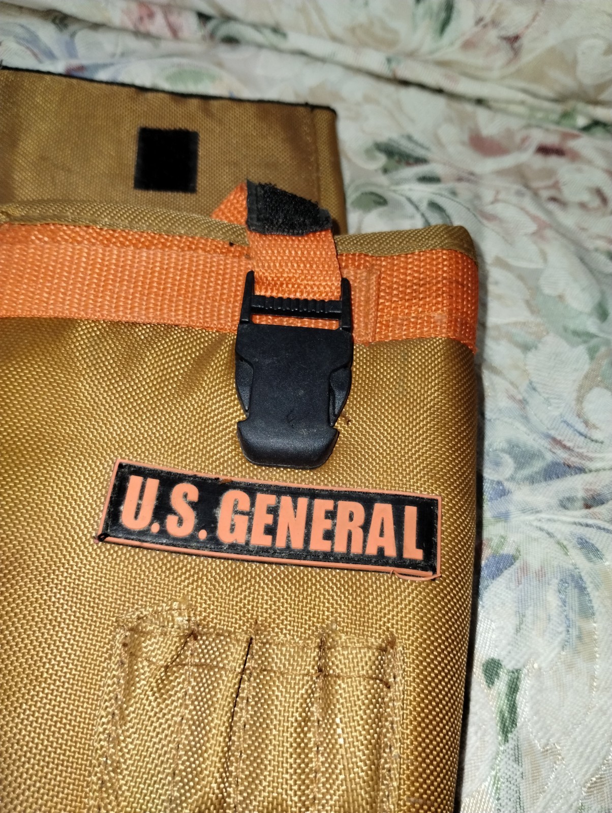 US General brown drill holder tool pouch preowned