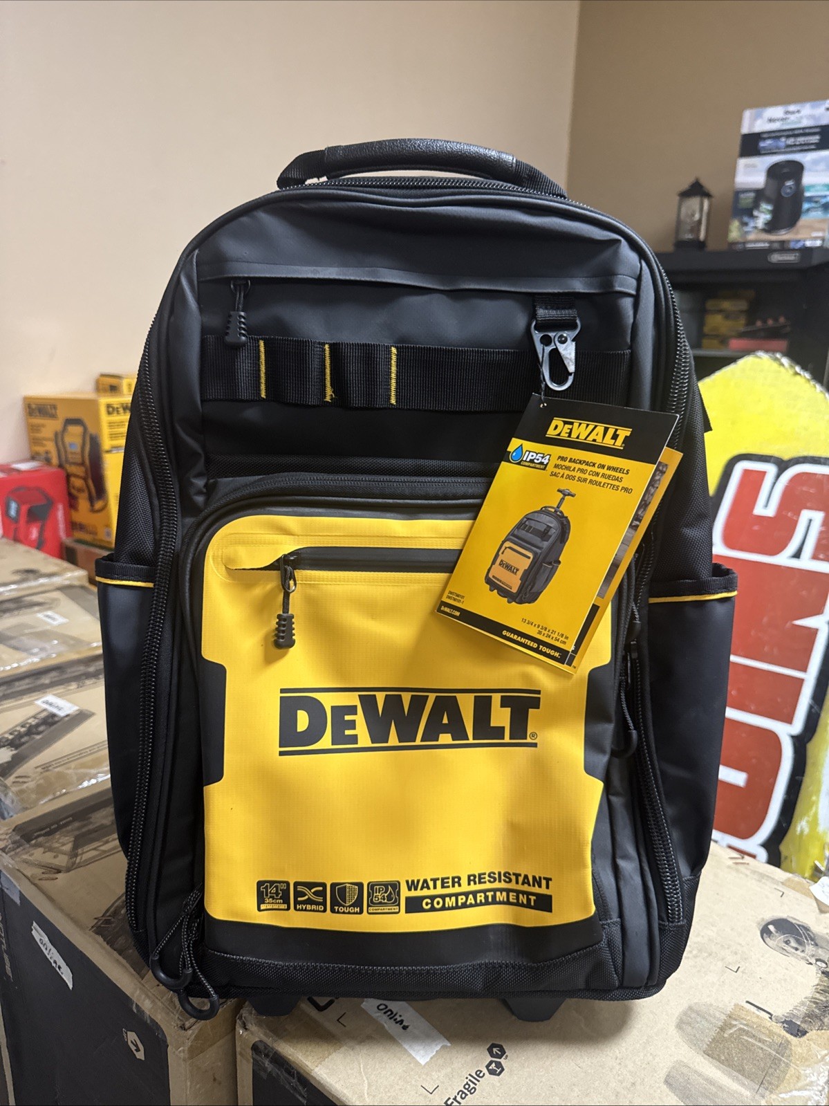DEWALT PRO Backpack on Wheels Brand New
