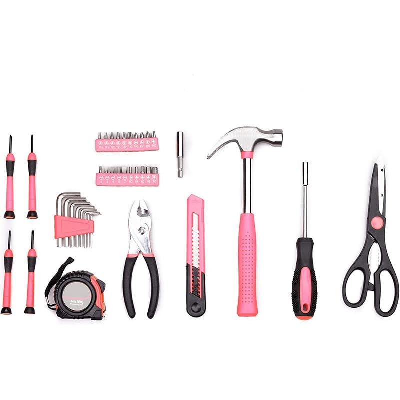 39-Piece Hardware Combination Tool Set, Carbon Steel Manual Toolboxmano para …