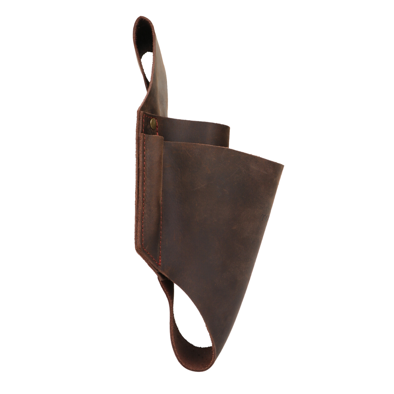 TOURBON Leather Loggers Tools Belt Pouch Tree Felling Bucking Wedge Holster Case