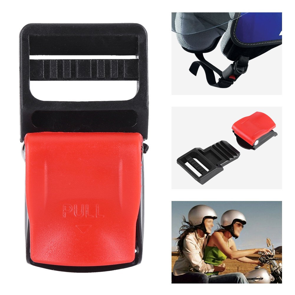 ● Motorcycle 5pcs Helmet Clip Buckles Chin Strap Quick Release Disconnect Buckle