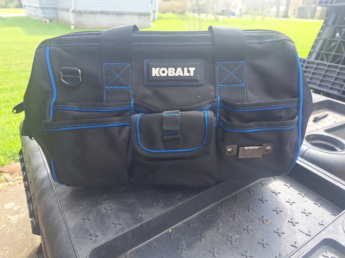Kobalt Polyester 18″ Cargo / Tool / Craft Bag 18 Pockets Heavy Duty New!!