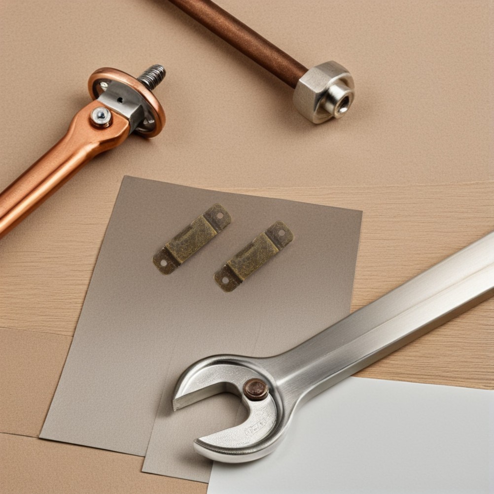6Pcs Metal Tape Measure Belt Clip with Rivets Stable Holder for Measuring Tools