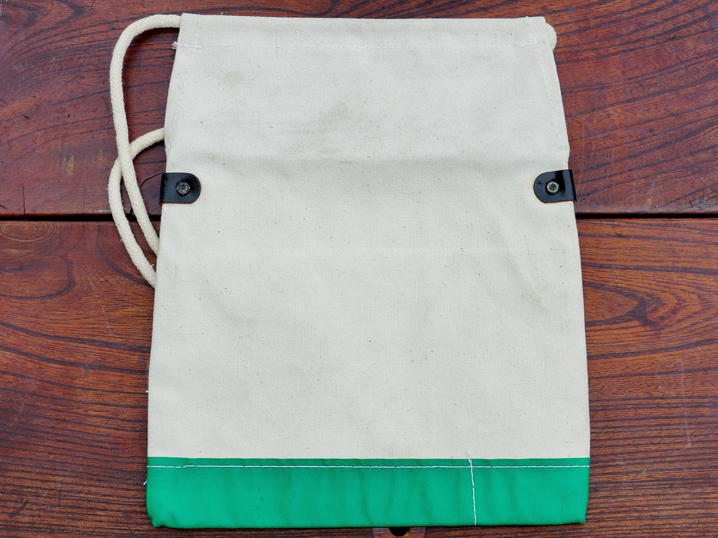 【Unused】Japanese True Vintage! Tool Pouch Waist nail tie Bag Cotton Canvas Showa