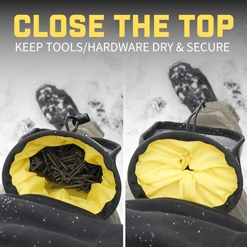 Joey Pouch Pro Clip-On Tool Belt Bag for Tools, Screws and Nails