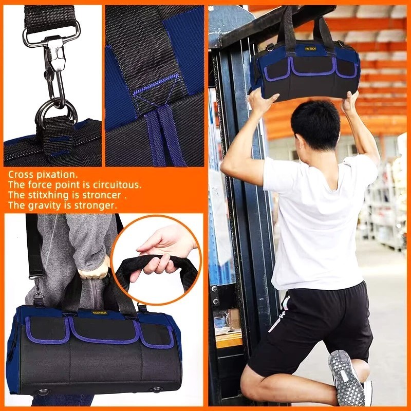 FASTECH UNISEX 20 INCH HEAVY DUTY TOOL BAG TOOL STORAGE, CARRIER & ORGANIZER