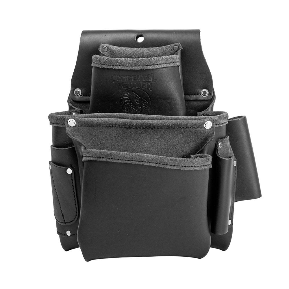 Occidental Leather 3 Pouch Pro Fastener Bag, Black