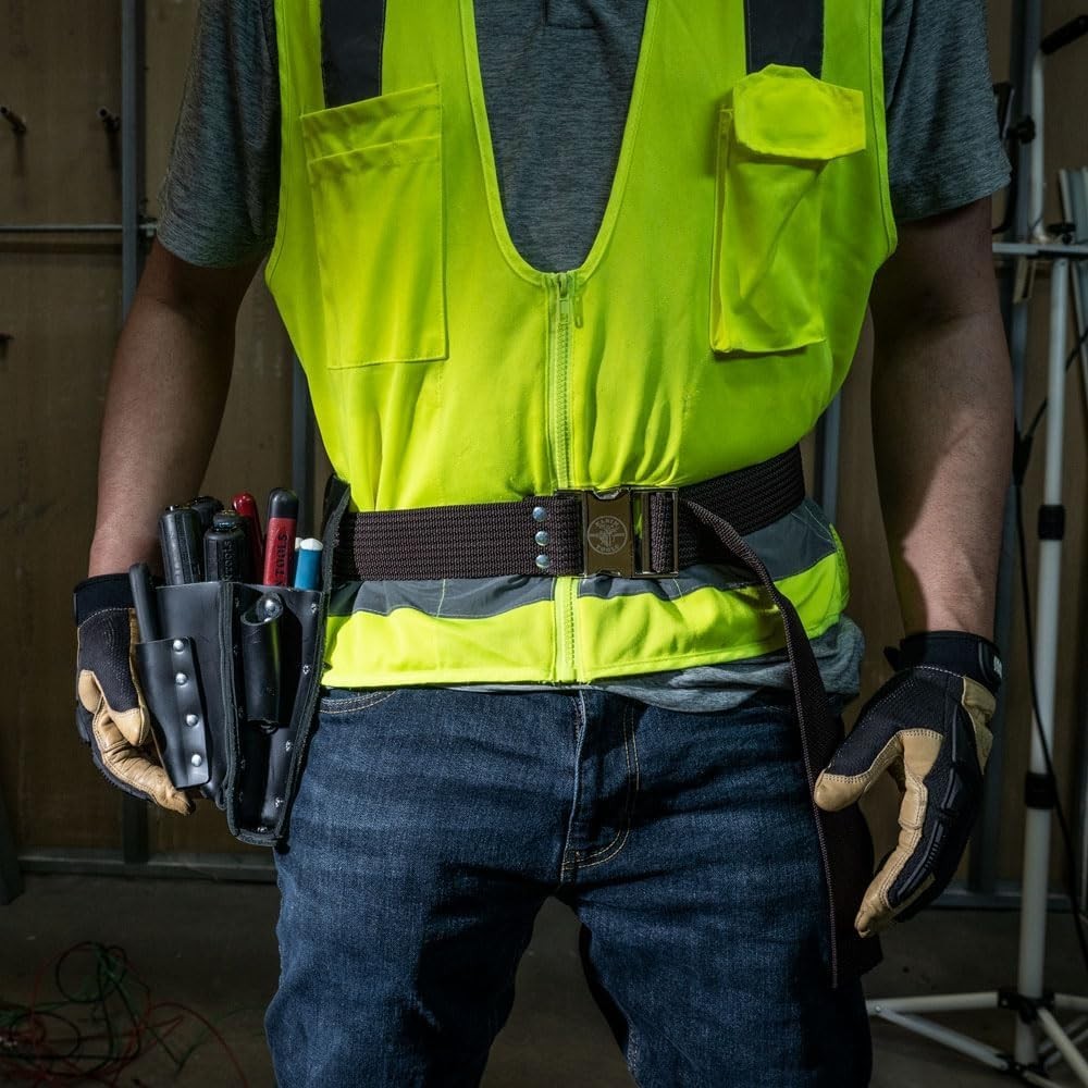 Durable Adjustable Polyester Tool Belt with Rugged Metal Buckle – 48-Inch Fit