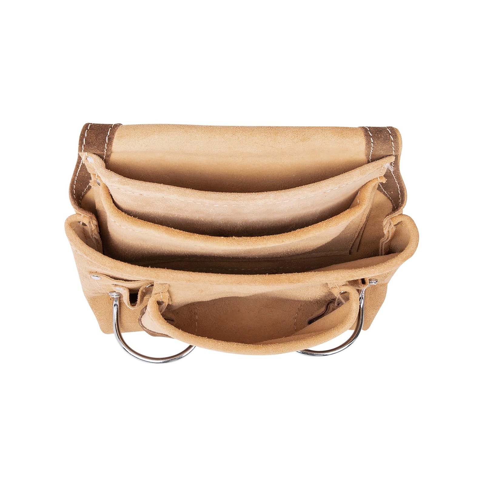 10 Pocket Leather Tool Pouch Bag 2 Hammer Holders Carpenter Construction Men