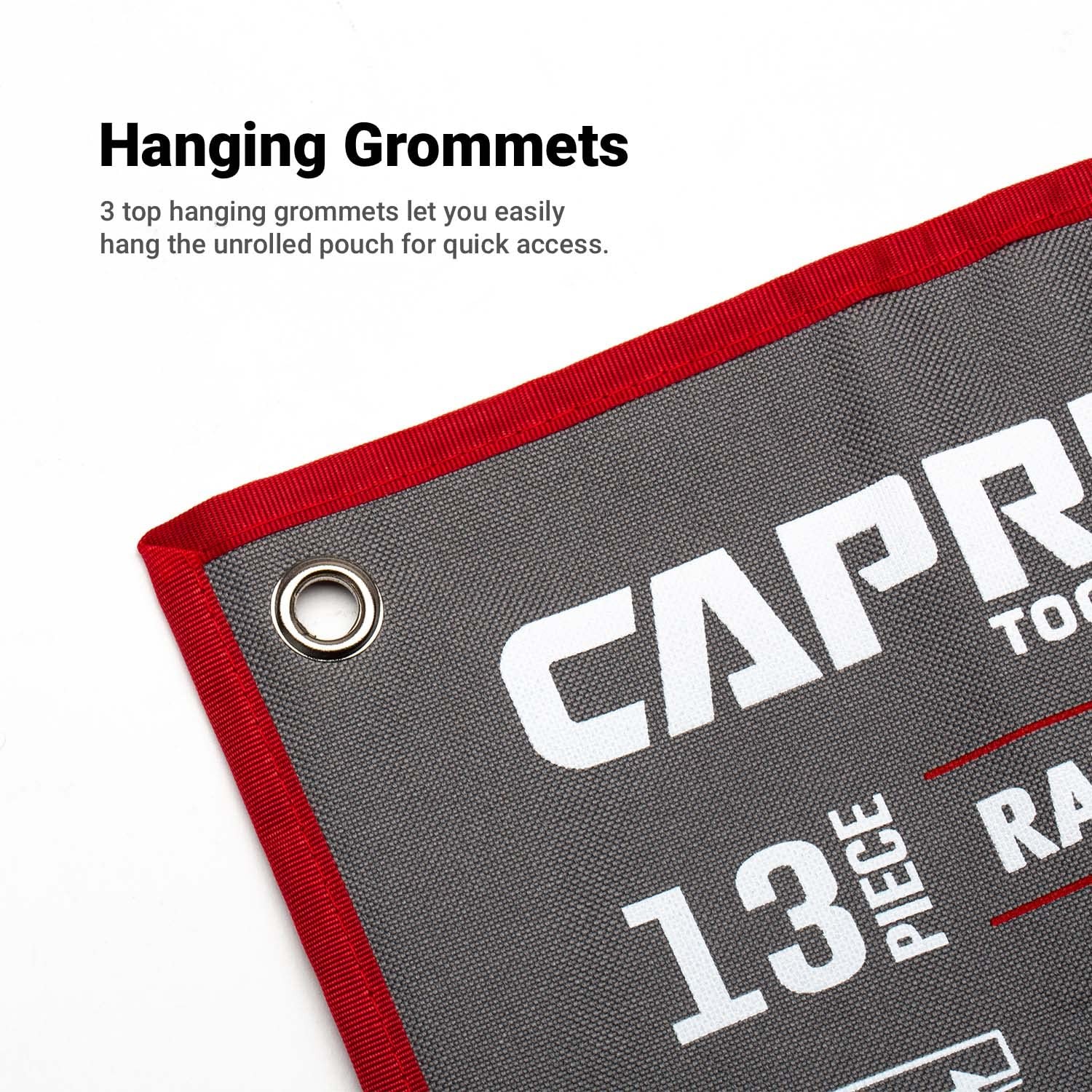 Capri Tools Wrench Roll Up Pouch, Sae, 13 Pockets