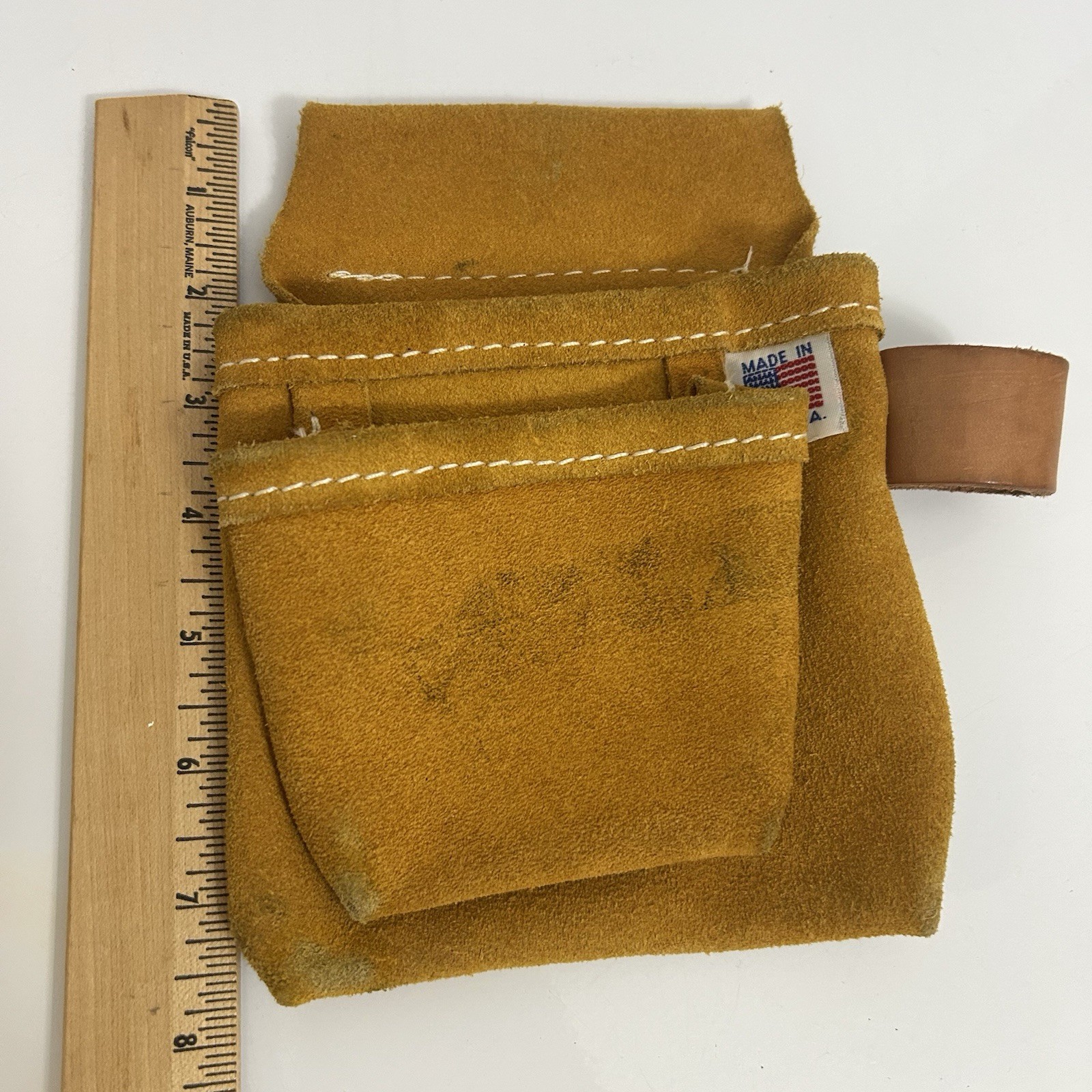 American Leather Craft Professional Tool & Nail Belt Pouch Made in USA