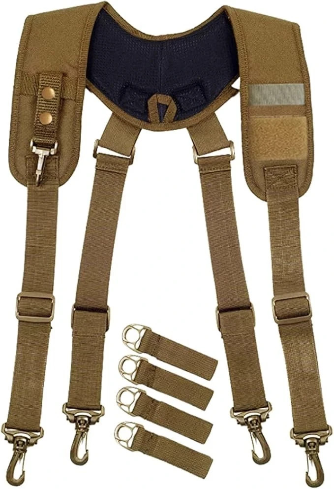 Tactical Duty Belt Harness Suspenders Padded Tool Belt Suspender Heavy Duty W…