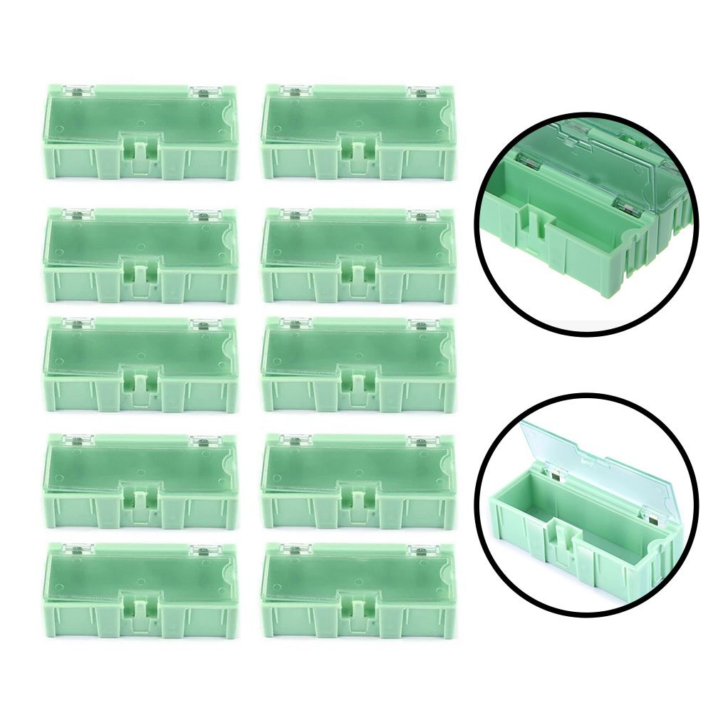 Efficiently Store Electronic Components 10PCS SMT Case 75×31 5×21 5mm