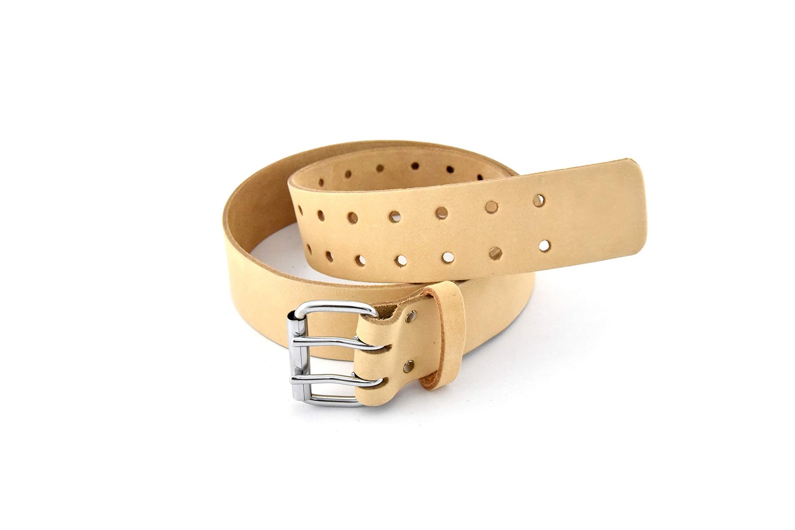 2″ Leather Tool Belt – Natural Top Grain Leather – Size Large
