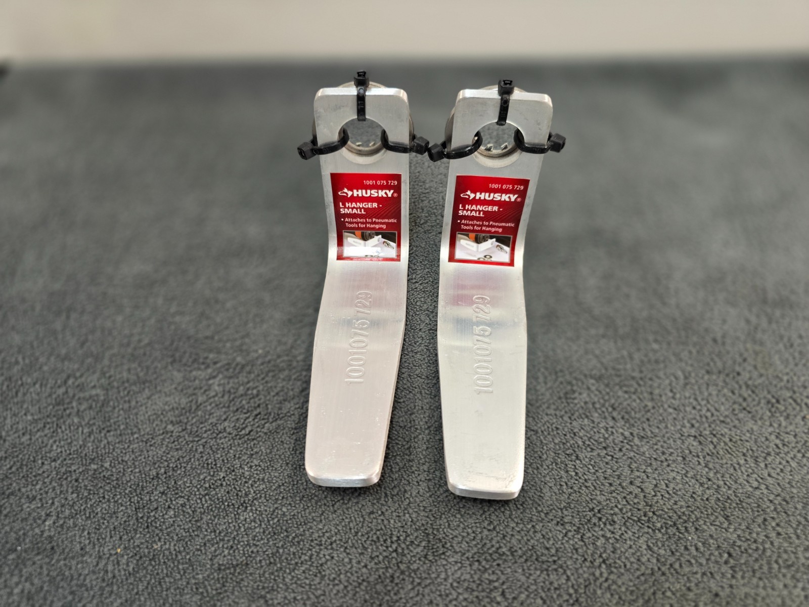 (2) Husky L Hanger Hook for Pneumatic Tools ~ Size Small