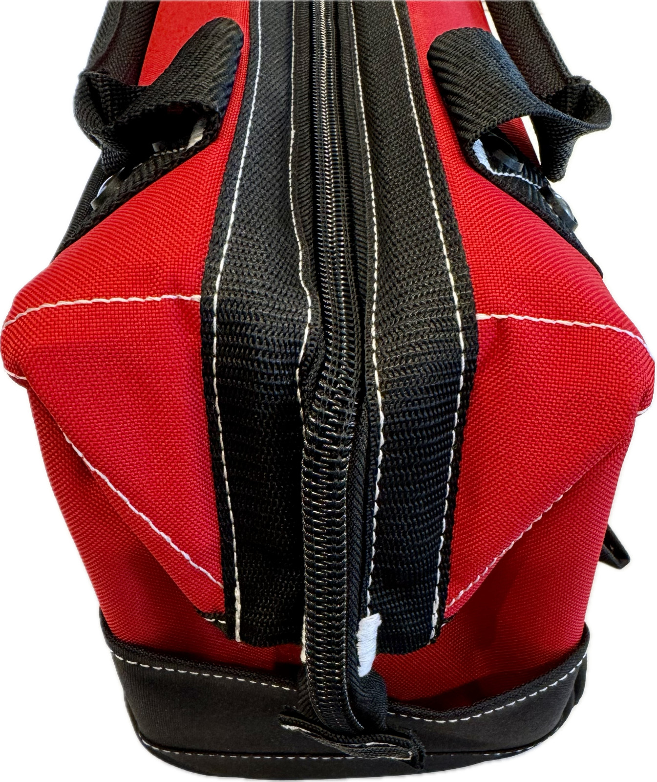 Husky Tool Bag 14 Inch Full Mouth Tote with Strap for Telescopic Handles