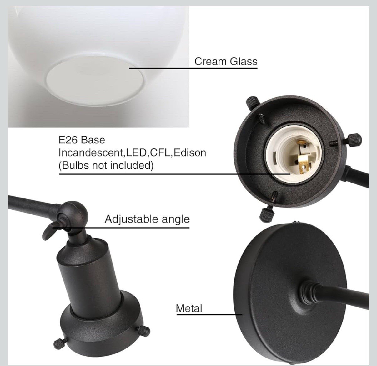 Permo Industrial Slope Pole Wall Mount Single