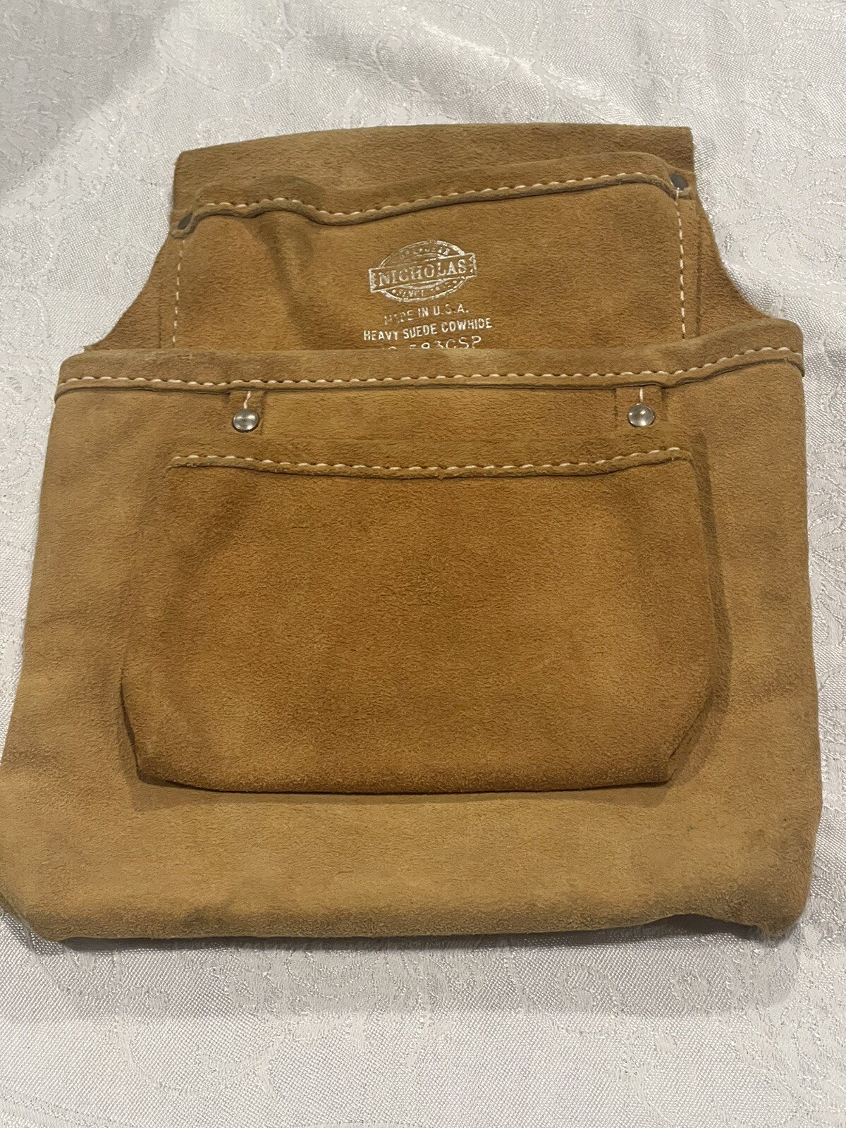 Nicholas Heavy Suede Cowhide No 583CSP Tool Bag