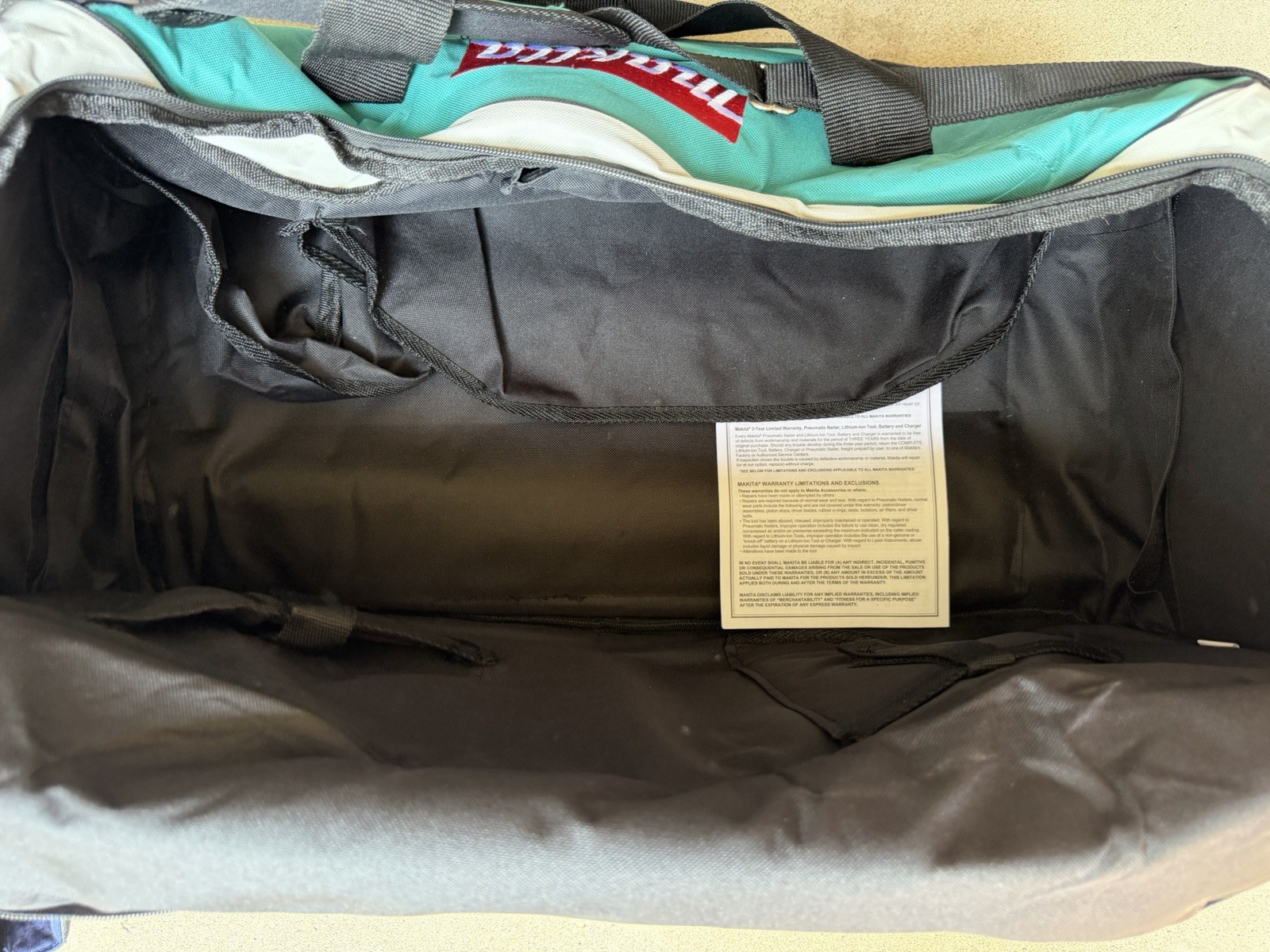 Makita Large LXT Heavy Duty Contractor Tool Duffel Bag – Wheels and Handle