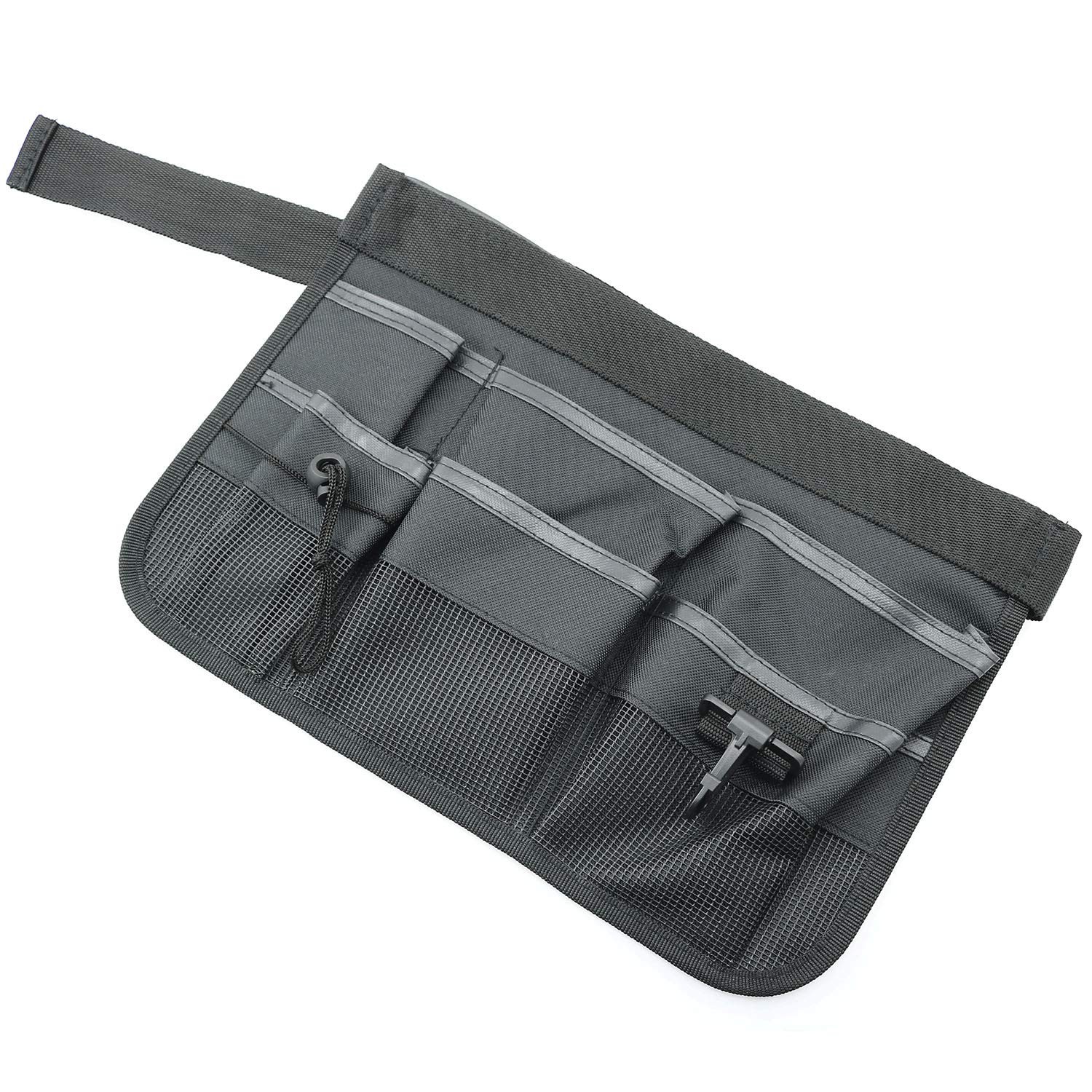 Gardening Tools Belt 13×9 inch Black Garden Waist Bag Organizer Work Apron