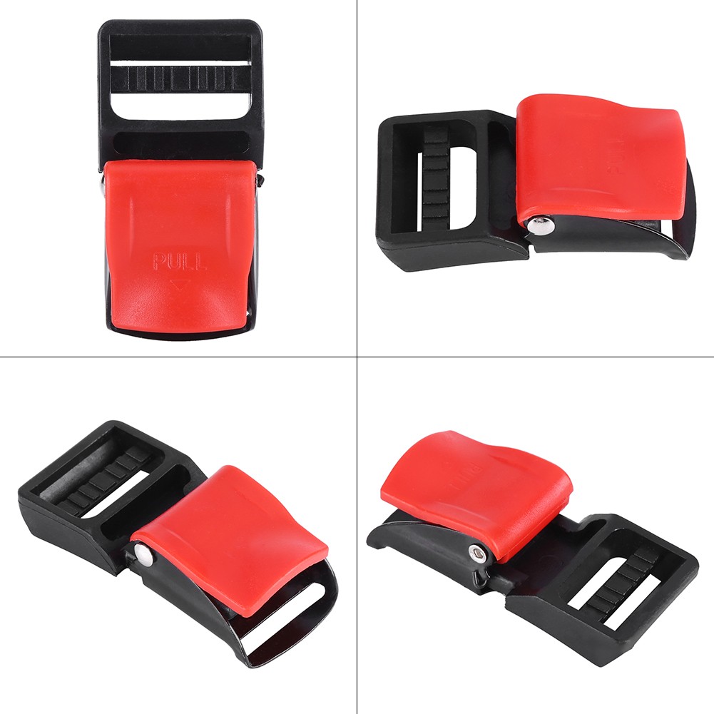 ● Motorcycle 5pcs Helmet Clip Buckles Chin Strap Quick Release Disconnect Buckle