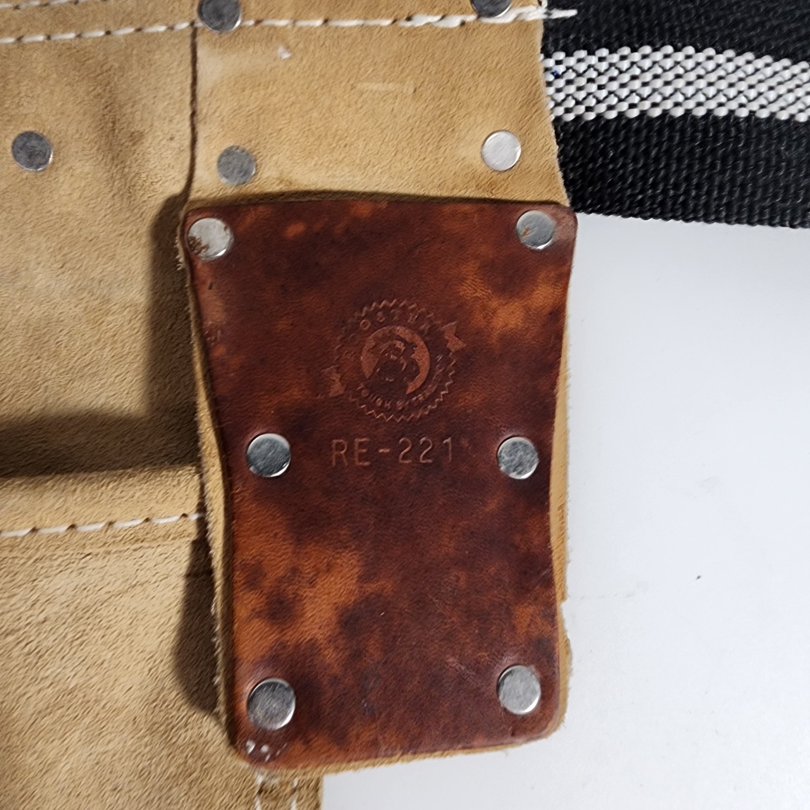 Leather Tool Belt Soft Leather Pouches / Holders and Tool Loops Adjust Belt