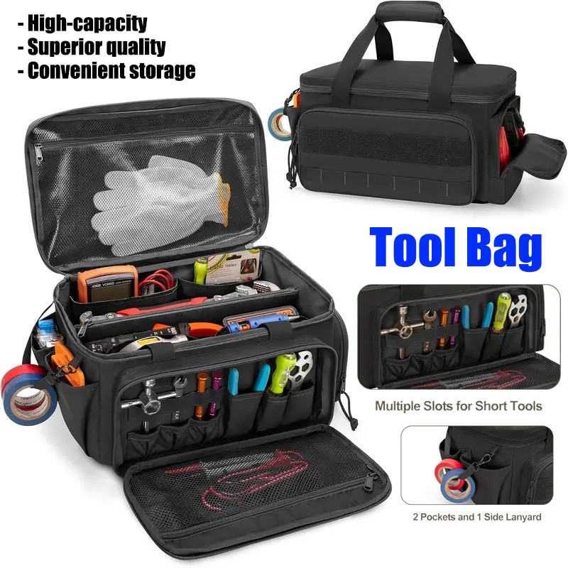 14″Durable Heavy Duty Durable Portable Tool Storage Bag Organizer,Large capacity