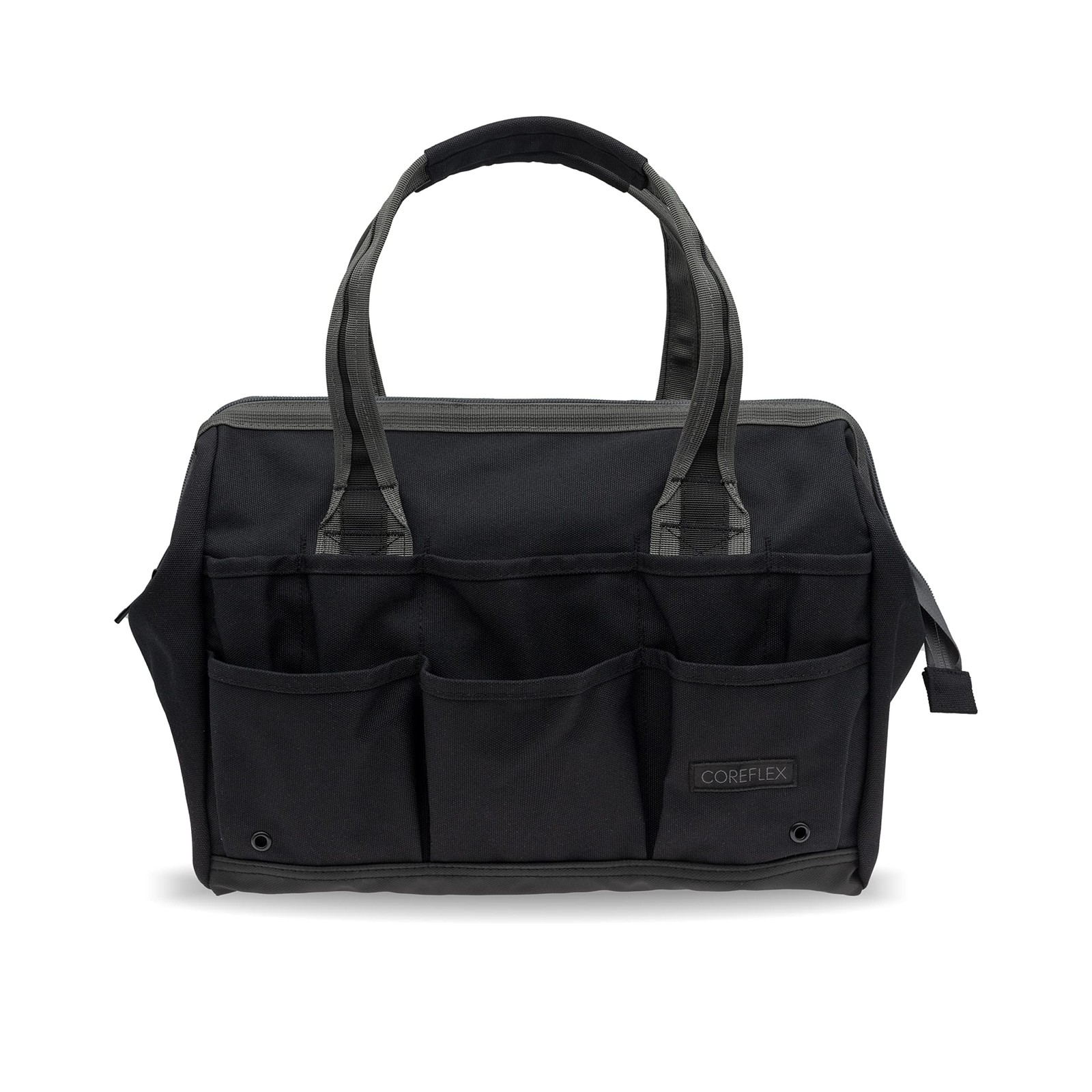 14 Inch WideMouth Tool Bag Gear Organizer Portable Black MultiPurpose