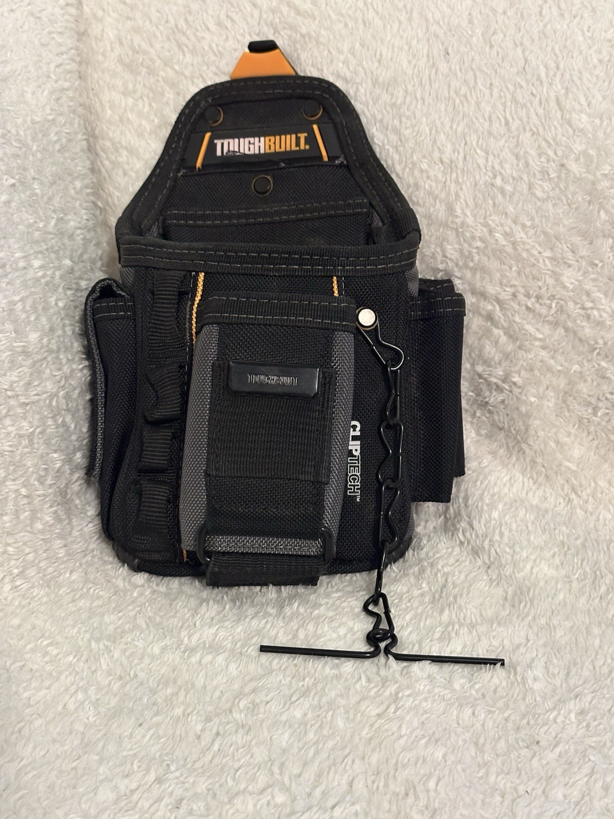 TOUGHBUILT TB-CT-34 Electrician’s Carpenter’s Tool Belt Pouch Utility Waist Bag