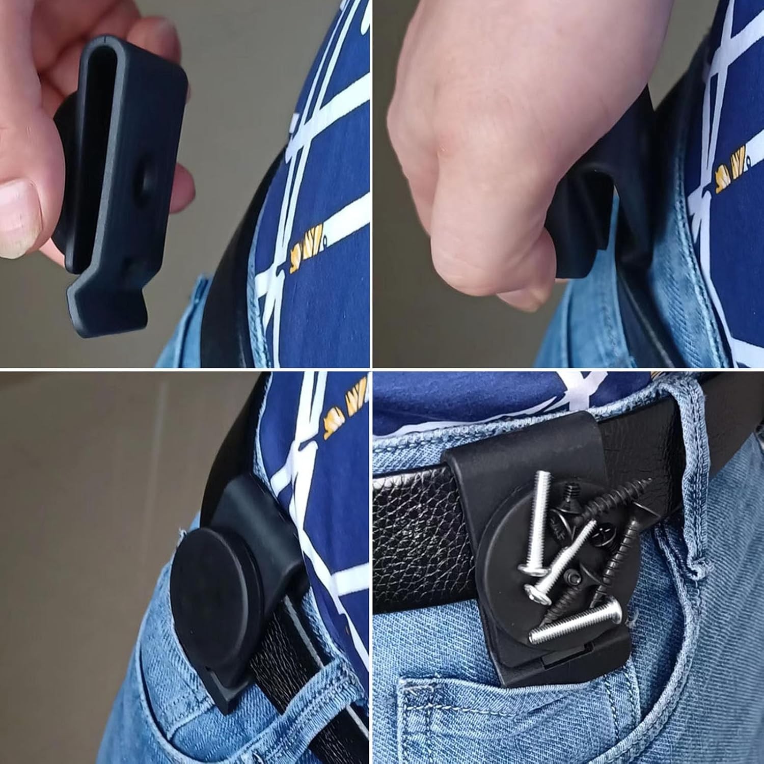 Belt Magnetic Clips Heavy Duty Magnetic Tool Holder Black Magnet Belt