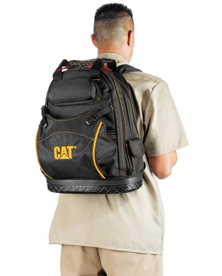 Caterpillar CAT 18″ Heavy Duty LAPTOP / PRO TOOL Backpack – 29 Pockets 🌟NEW🌟